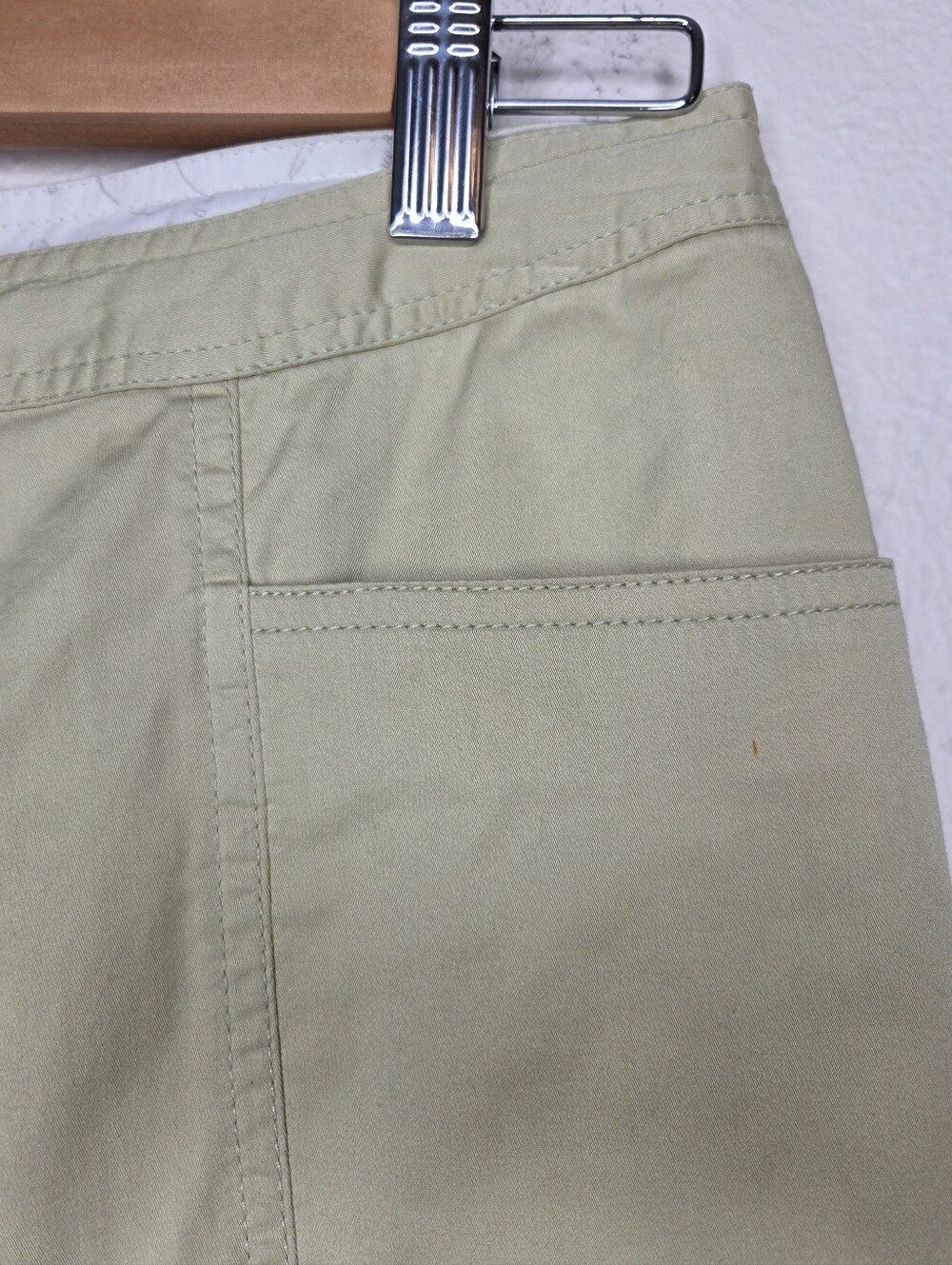 Tommy Bahama Stretch Sage Green Roll Up Capri Pants Size 4 Cropped Resort - Picture 4 of 10